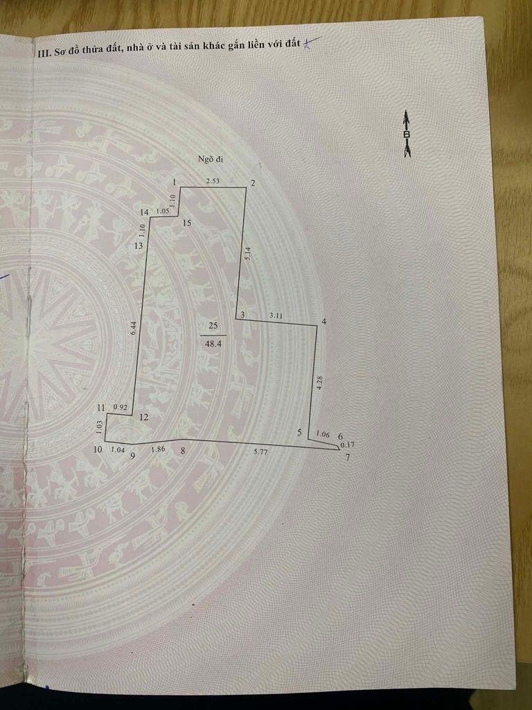 Bán nhà Ngõ Đỗ Thuận - diện tích 48.5m2 3 tầng - Cực hiếm căn nhà giữa trung tâm - giá 10 tỷ