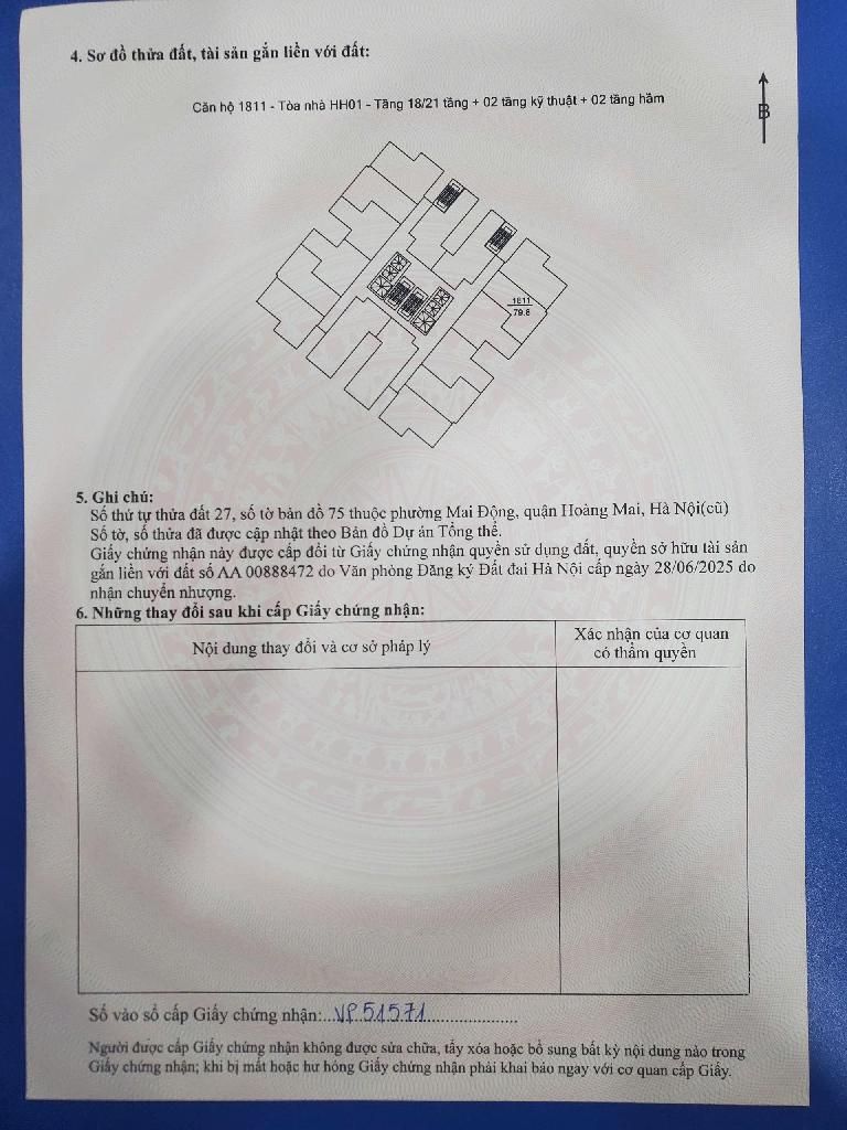 Bán nhà 87 Linh Nam - diện tích 79.8m2 18 tầng - Căn hộ mặt phố - giá 7,75 tỷ