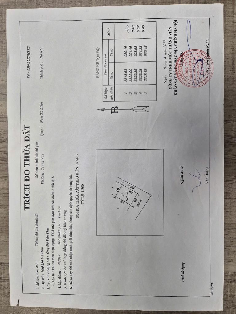 Bán nhà Vũ Hữu - diện tích 56m2 2 tầng - Lô góc kinh doanh online đỉnh - giá 3,3 tỷ