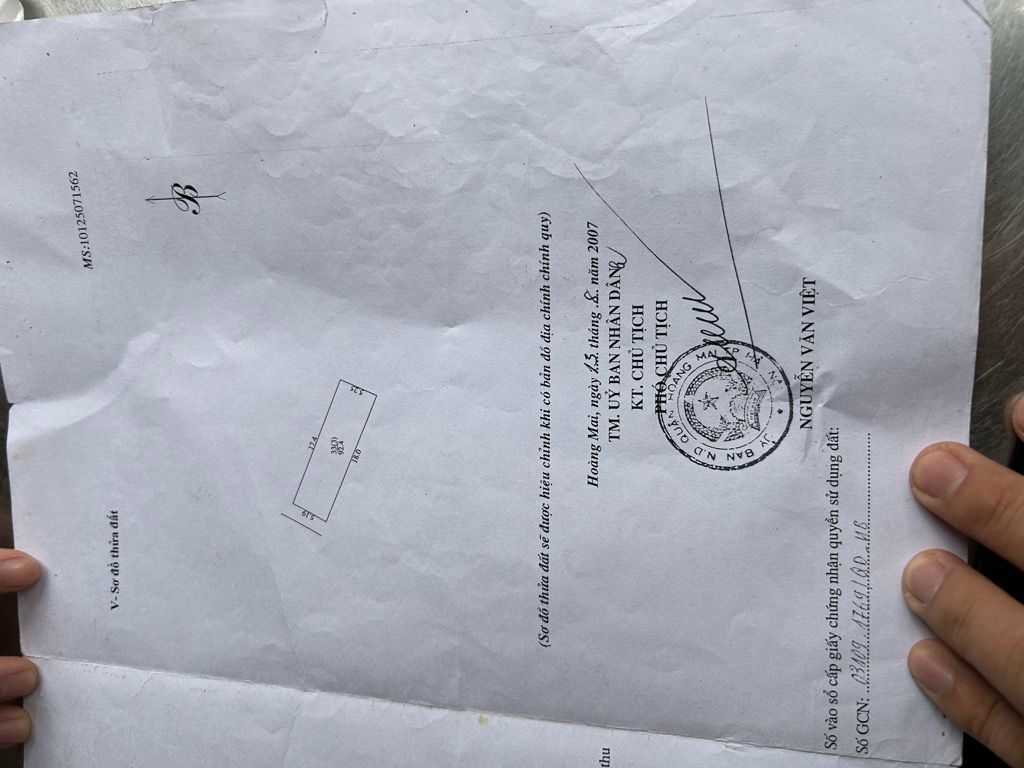 Bán nhà Thanh Lân - diện tích 92,4m2 1 tầng - gần phố - giá 14,5 tỷ