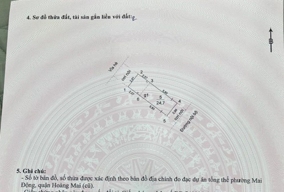 Bán nhà Lĩnh Nam - diện tích 25m2 4 tầng - ngõ ô tô - giá 7,4 tỷ