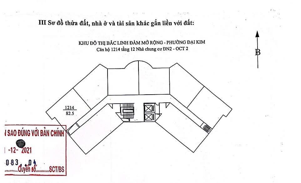 Bán nhà Bắc Linh Đàm - diện tích 82.5m2 1 tầng - Căn góc, vị trí đẹp - giá 6 tỷ