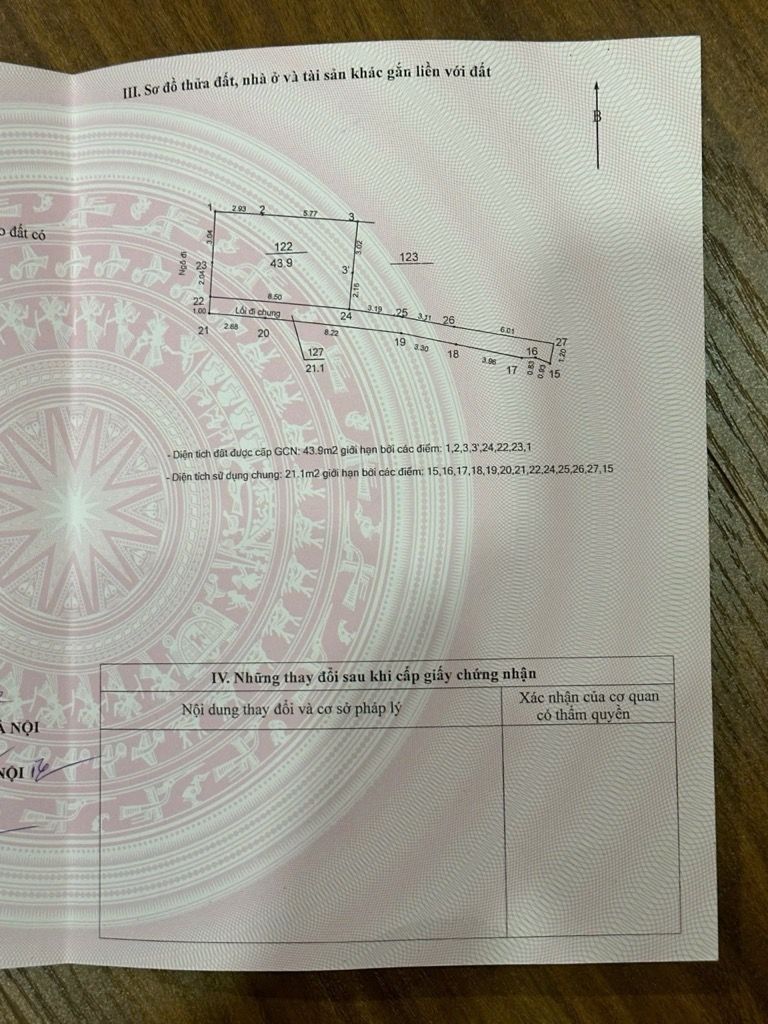 Bán nhà Khương Trung - diện tích 43,9m2 6 tầng - Lô góc, thang máy - giá 14,2 tỷ