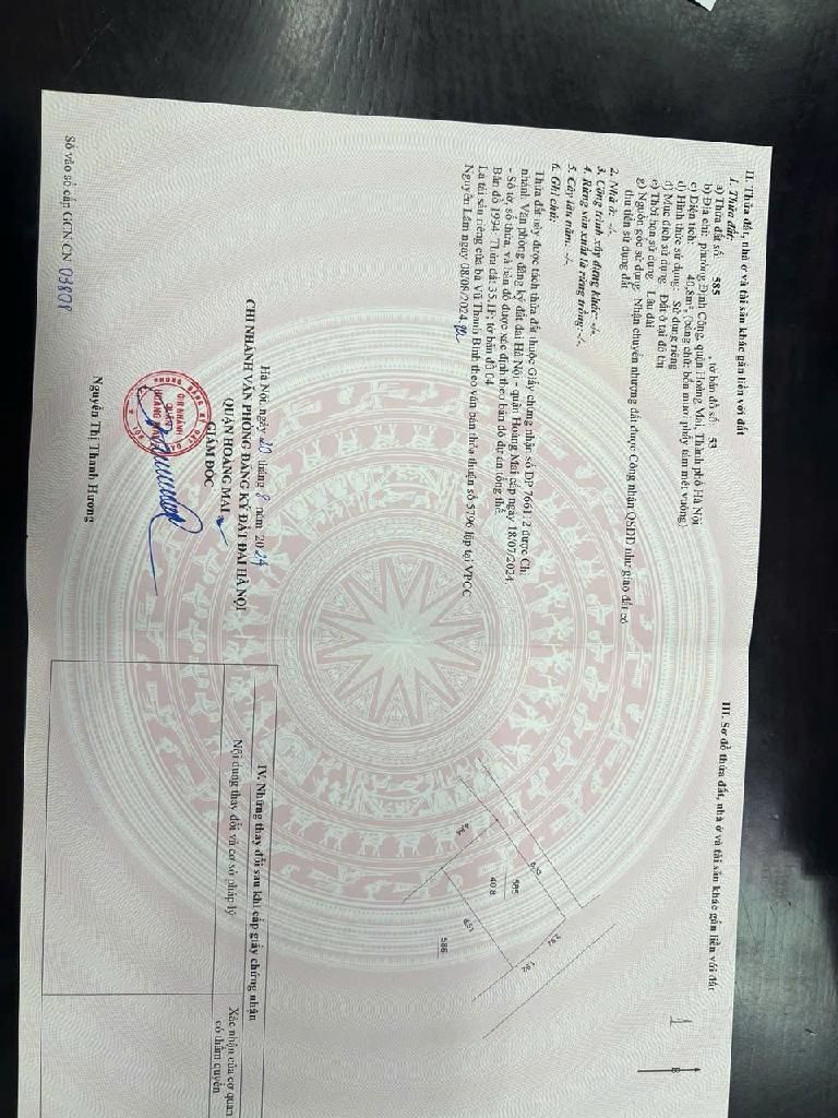 Bán nhà Định Công Hạ - diện tích 41m2 6 tầng - lô góc, ô tô vào nhà - giá 12,8 tỷ