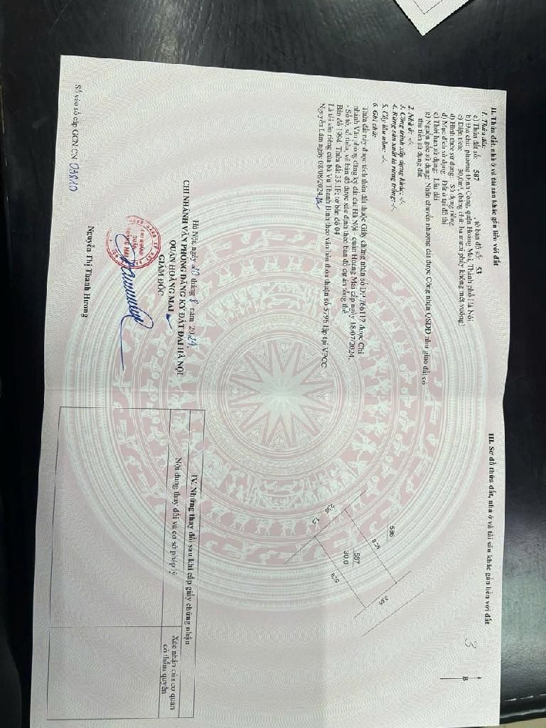 Bán nhà Định Công Hạ - diện tích 31m2 6 tầng - ô tô vào nhà - giá 9,7 tỷ