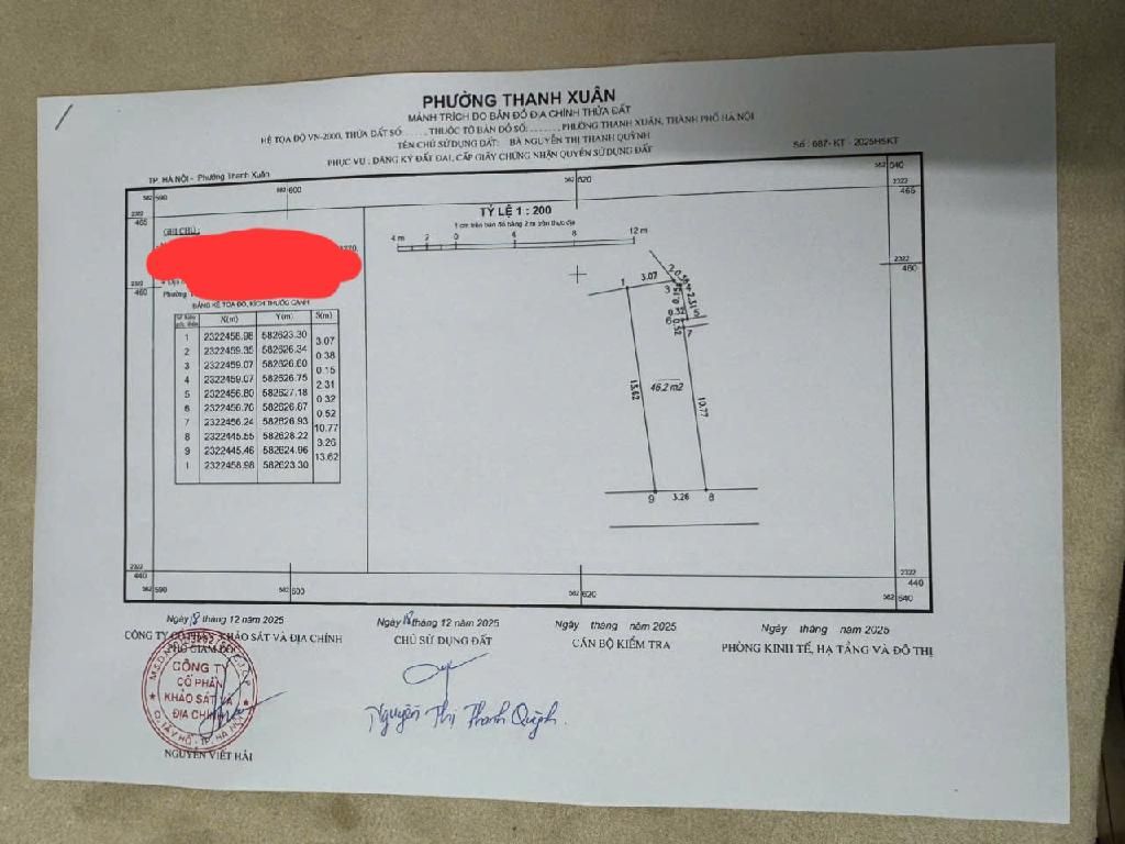 Bán nhà Nguyễn Quý Đức - diện tích 46.2m2 2 tầng - Ô TÔ ĐỖ CỬA - giá 6,9 tỷ