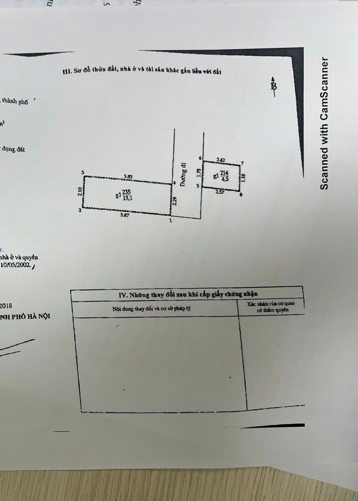 Bán nhà Lương Sử C - diện tích 18m2 2 tầng - nhà cũ xác định bán đất - giá 3,6 tỷ