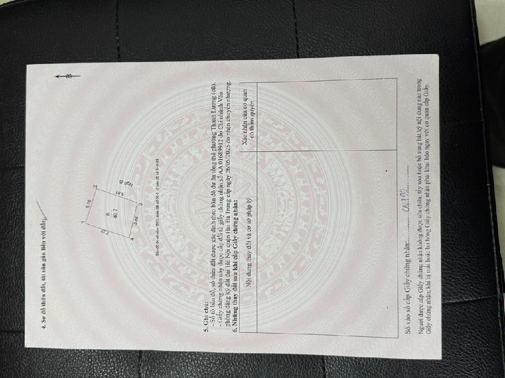 Bán nhà Kim Ngưu - diện tích 40.7m2 5 tầng - Nhà mới đẹp thang máy ở sướng - giá 13,5 tỷ