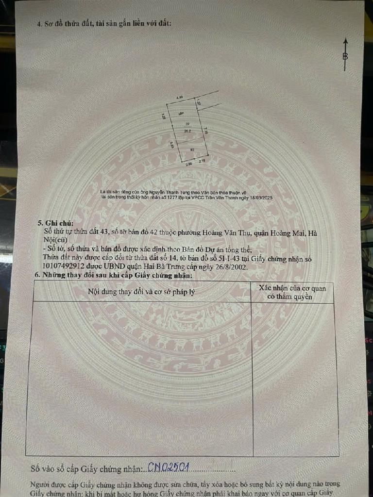 Bán nhà Hoàng Mai - diện tích 37m2 5 tầng - Sổ Đỏ Chính Chủ - giá 9,55 tỷ