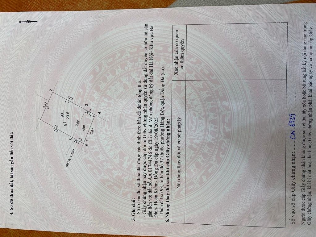 Bán nhà Tôn Đức Thắng - diện tích 23,6m2 5 tầng - ô tô tránh - giá 8,35 tỷ