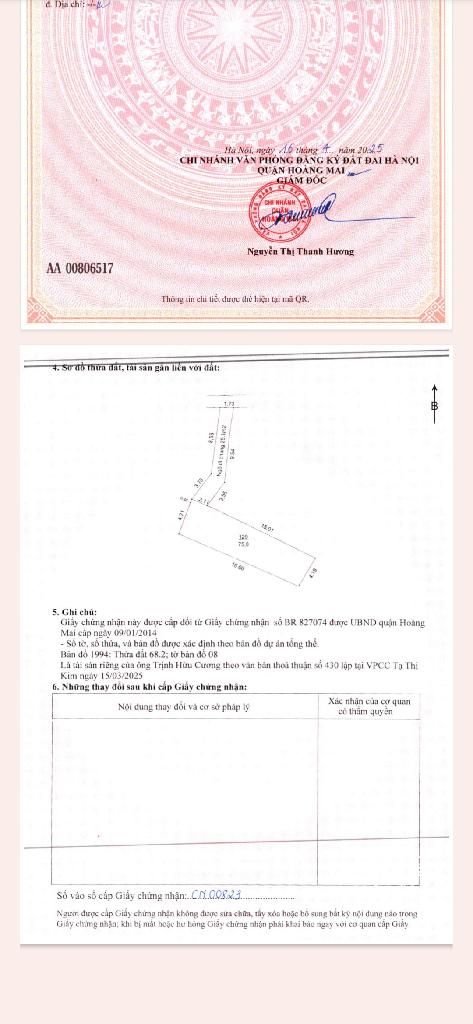 Bán nhà Giải Phóng - diện tích 75m2 7 tầng - Thang máy - giá 16,8 tỷ