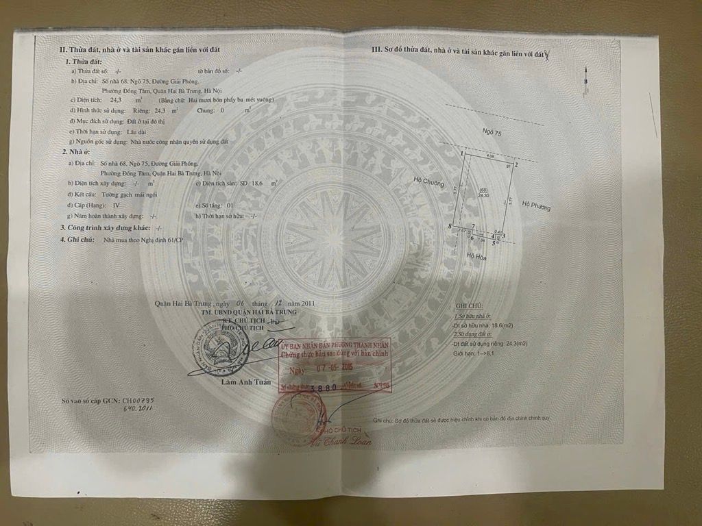 Bán nhà Giải Phóng - diện tích 24.3m2 4 tầng - Kinh doanh sầm uất - giá 10,8 tỷ