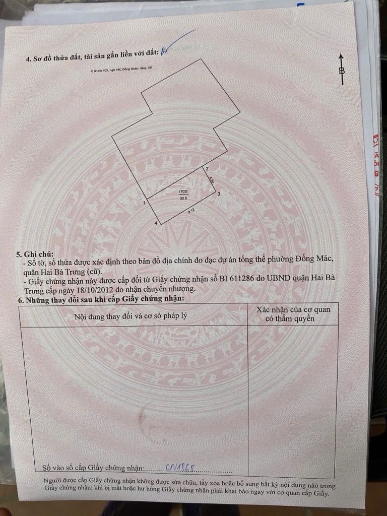 Bán nhà Lò Đúc - diện tích 32,5m2 1 tầng - Nhà sửa mới đẹp ở luôn - giá 6,35 tỷ