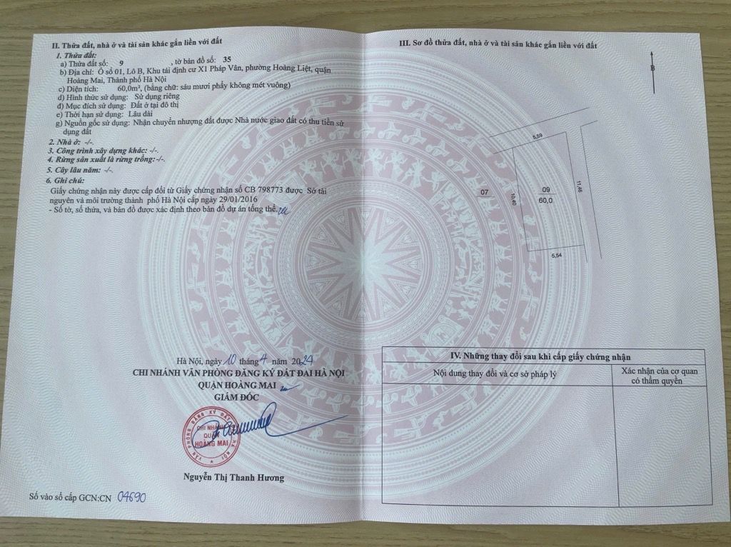 Bán nhà Bùi Huy Bích - diện tích 60m2 1 tầng - Lô góc - giá 24,5 tỷ