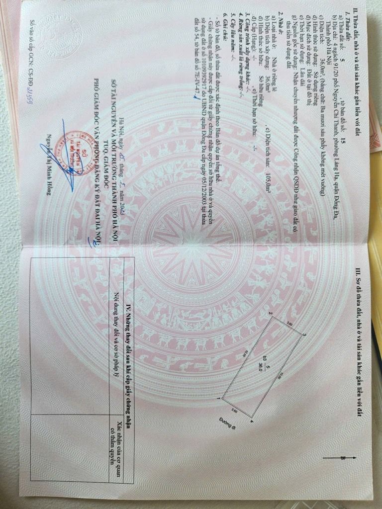 Bán nhà Nguyễn Chí Thanh - diện tích 36m2 6 tầng - Ô tô tránh - giá 21 tỷ