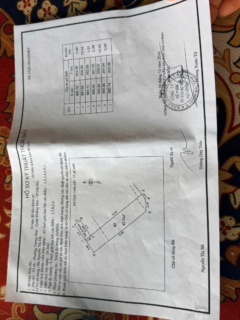 Bán nhà Tân Mai - diện tích 44m2 2 tầng - Nhà phân lô, ô tô - giá 4,5 tỷ