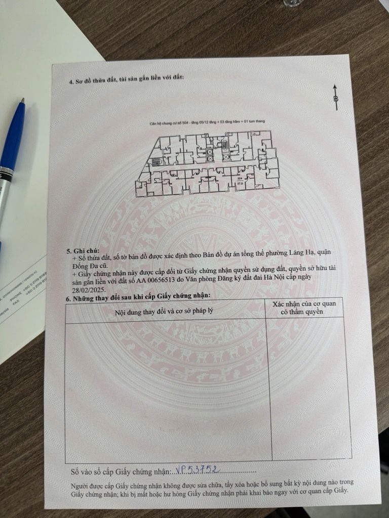 Bán nhà Nguyên Hồng - diện tích 57m2 1 tầng - Chung cư cao cấp The Gloria - giá 10,3 tỷ