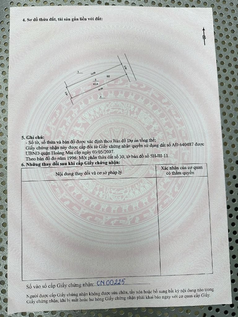 Bán nhà Giải Phóng - diện tích 43.6m2 5 tầng - Ô tô 7 chỗ đỗ cửa - giá 18,2 tỷ