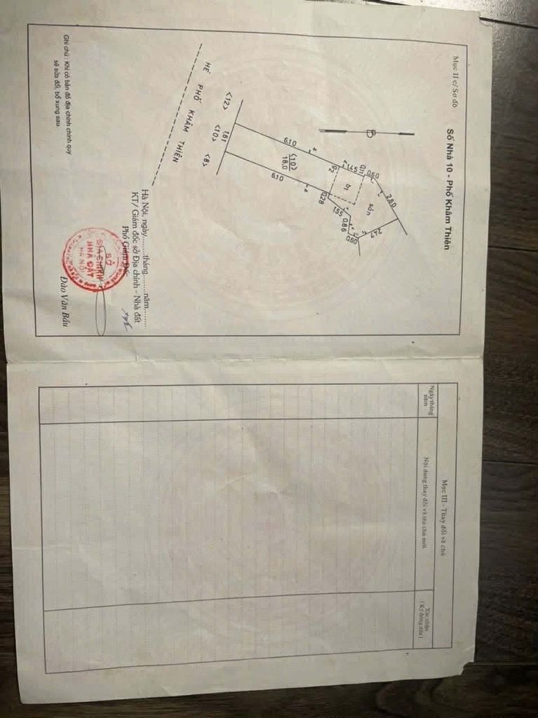 Bán nhà Khâm Thiên - diện tích 36m2 2 tầng - Mặt phố kinh doanh sầm uất - giá 17 tỷ