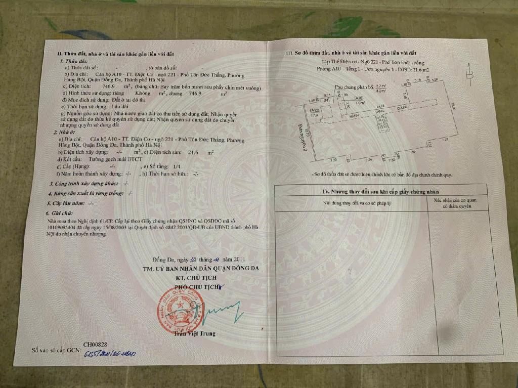 Bán nhà Tôn Đức Thắng - diện tích 22m2 1 tầng - ô tô chạy qua tòa nhà - giá 3,5 tỷ