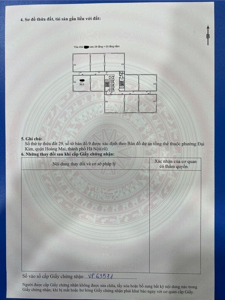 Bán nhà Trần Hoà - diện tích 95m2 11 tầng - Chung cư lô góc, 3 ngủ 2 WC - giá 7,8 tỷ