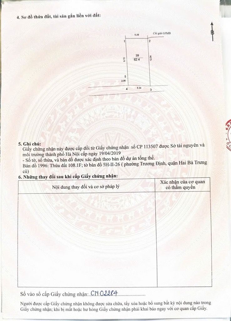 Bán nhà Ngõ Trại Cá - diện tích 62,4m2 7 tầng - Thang máy - giá 18,2 tỷ