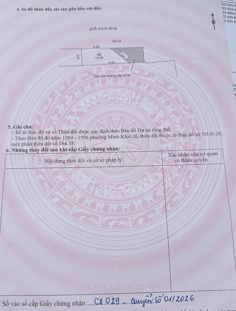 Bán nhà Minh Khai - diện tích 13,4m2 3 tầng - Mặt phố lô góc - giá 10 tỷ