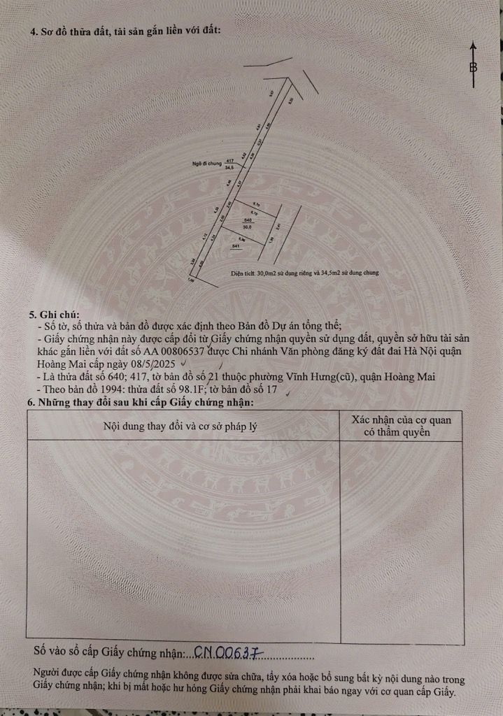 Bán nhà Vĩnh Hưng - diện tích 30m2 5 tầng - Nhà đẹp hiếm có - giá 7,7 tỷ