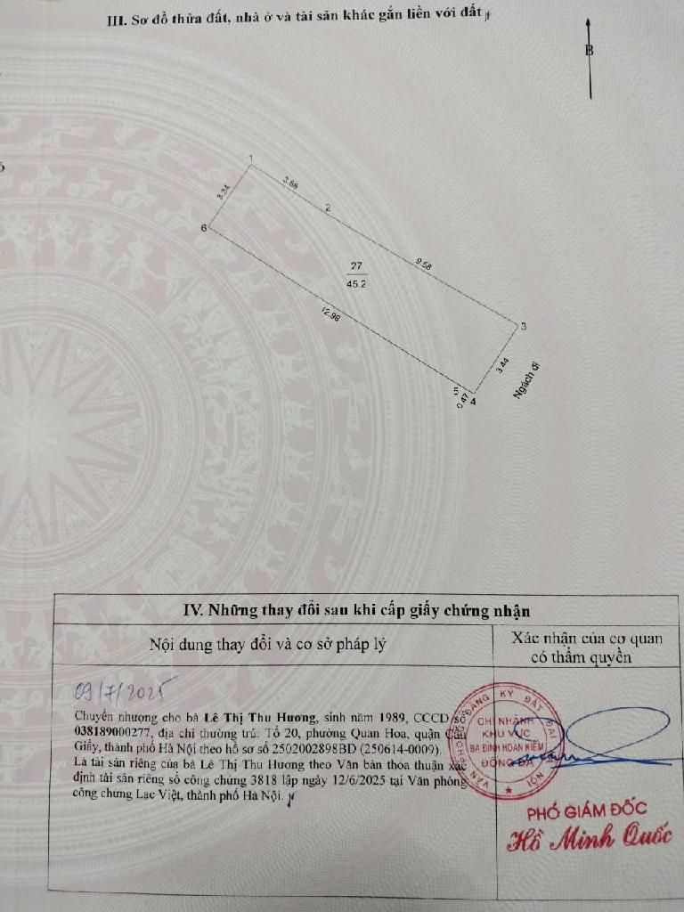 Bán nhà Đường Láng - diện tích 45.2m2 7 tầng - Ô TÔ VÀO NHÀ - giá 19,5 tỷ