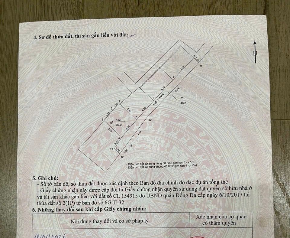 Bán nhà Nguyễn Lương Bằng - diện tích 30m2 6 tầng - gần ô tô - giá 10 tỷ