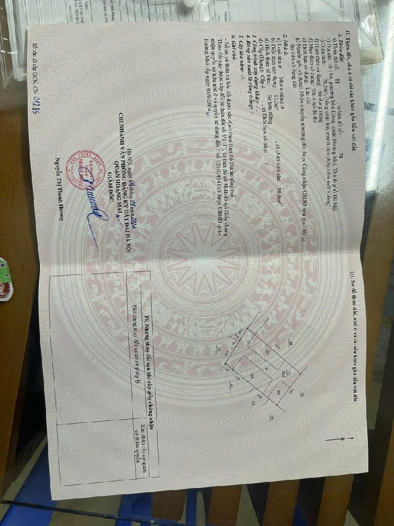 Bán nhà Lĩnh Nam - diện tích 79m2 3 tầng - Nhà đẹp kiến trúc sư thiết kế - giá 23,5 tỷ