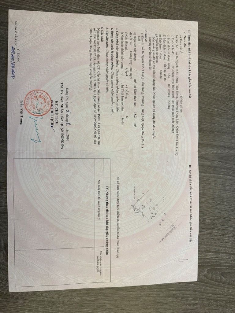 Bán nhà Đặng Tiến Đông - diện tích 45.1m2 6 tầng - Nhà đẹp không tỳ vết - giá 12 tỷ