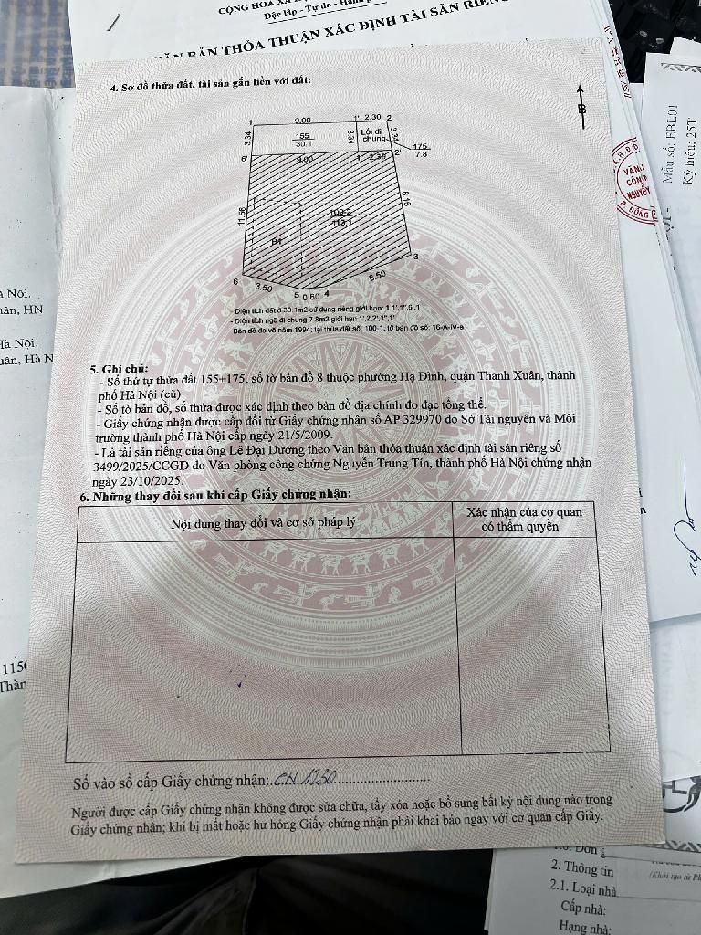 Bán nhà Khương Đình - diện tích 31m2 6 tầng - Thang máy - giá 9,8 tỷ