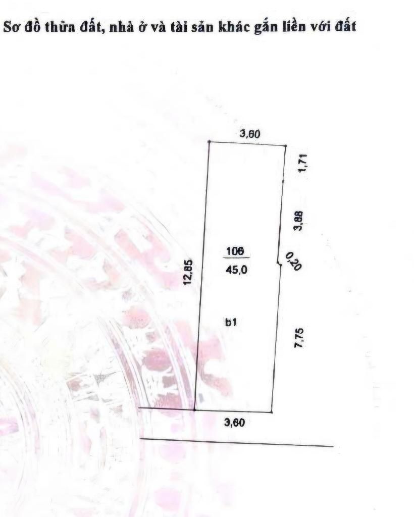 Bán nhà Trương Định - diện tích 45m2 8 tầng - Thang máy - giá 13,8 tỷ