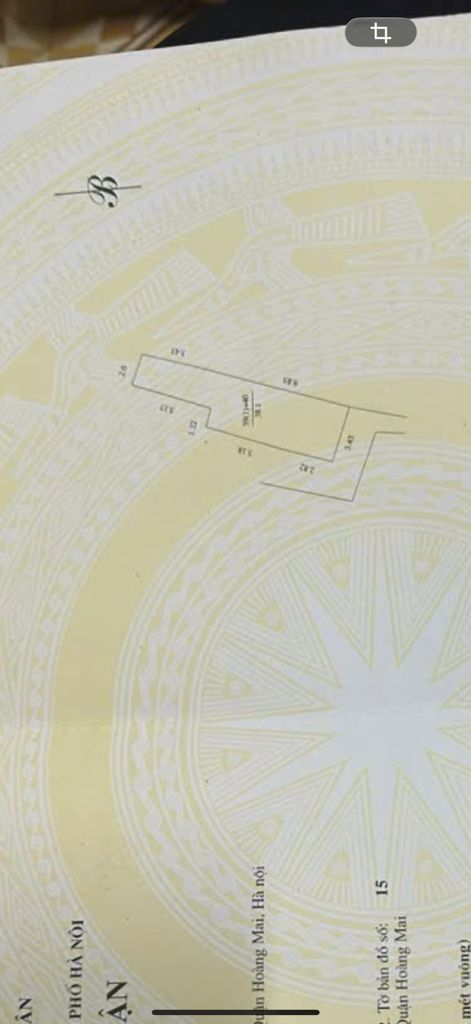 Bán nhà Thịnh Liệt - diện tích 38.1m2 3 tầng - Đất tặng nhà - giá 8,7 tỷ