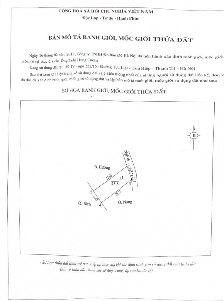 Bán nhà Tựu Liệt - diện tích 43.8m2 1 tầng - nhà cấp 4, gác lửng - giá 3,5 tỷ