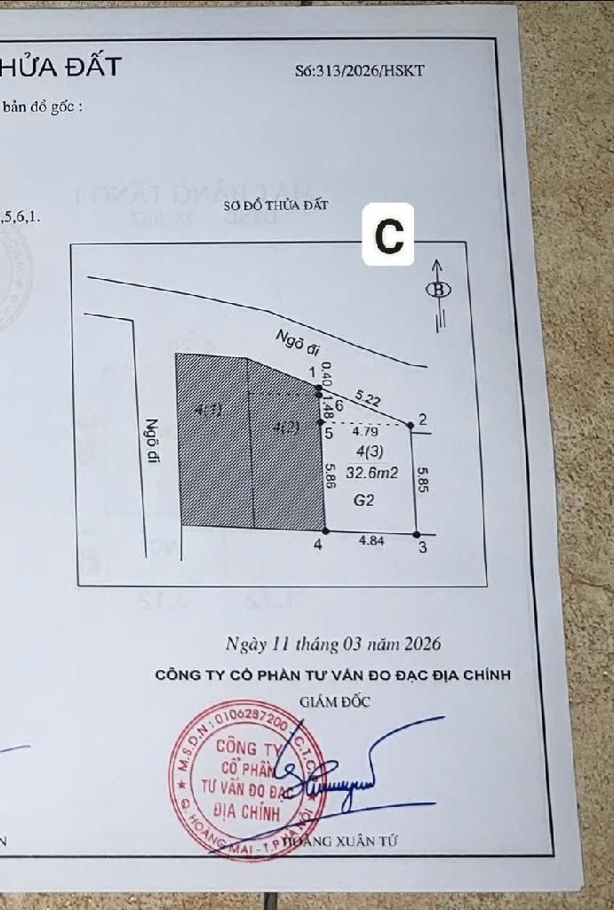 Bán nhà Tân Mai - diện tích 32.6m2 2 tầng - Nhà đẹp hiếm có - giá 2,75 tỷ