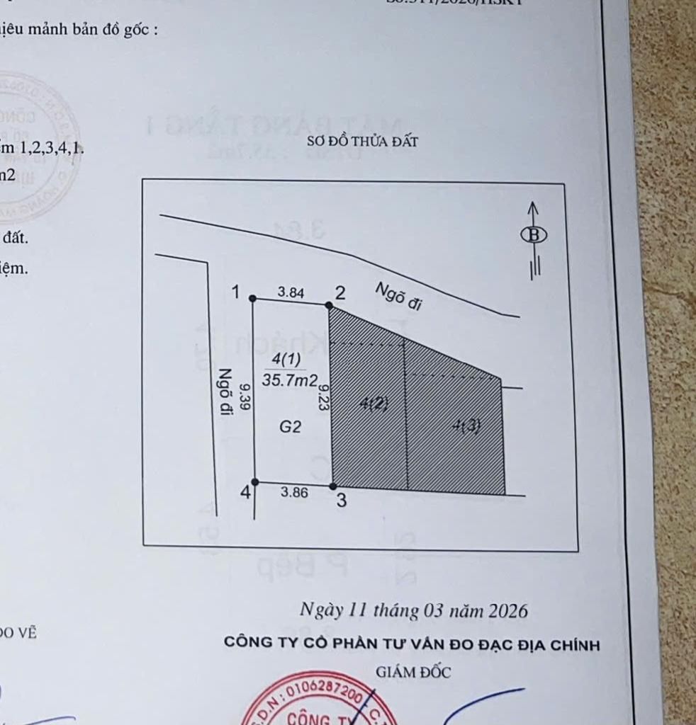 Bán nhà Tân Mai - diện tích 35.7m2 2 tầng - Căn A 35.7m - giá 3,1 tỷ