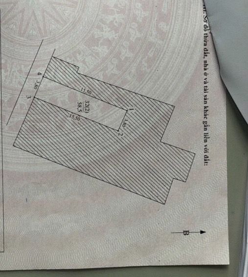 Bán nhà Định Công - diện tích 58.5m2 3 tầng - Lô góc, ô tô ngõ thông - giá 1,75 tỷ