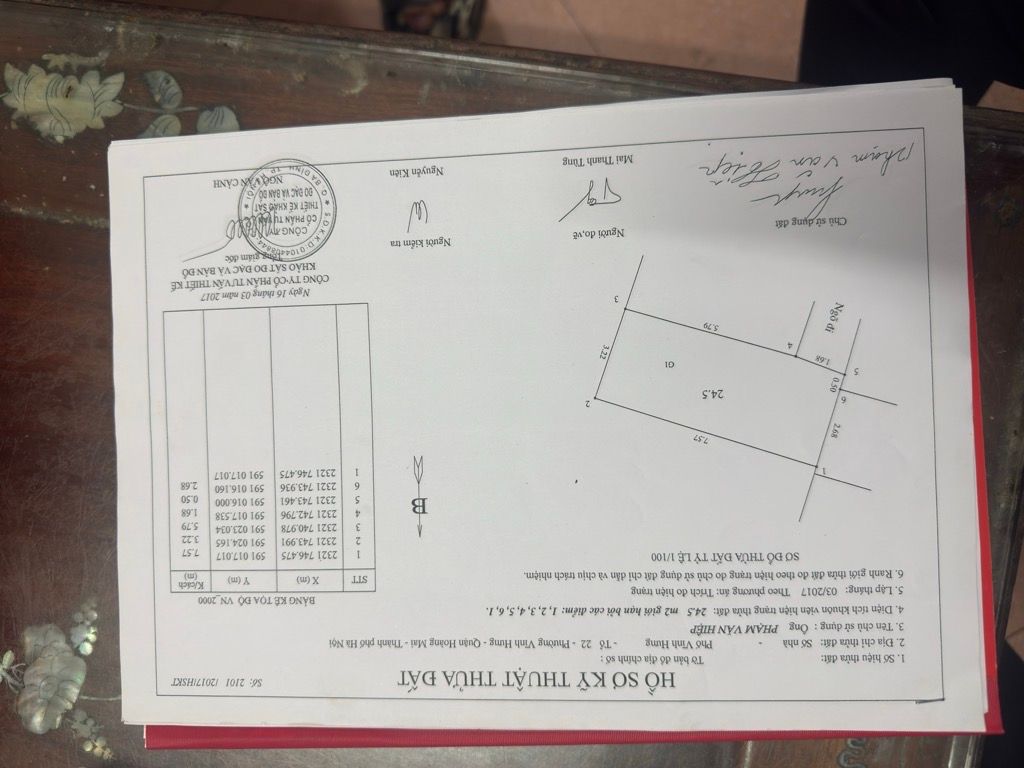 Bán nhà Vĩnh Hưng - diện tích 24.5m2 3 tầng - Nhà Chưa sổ - giá 2,8 tỷ