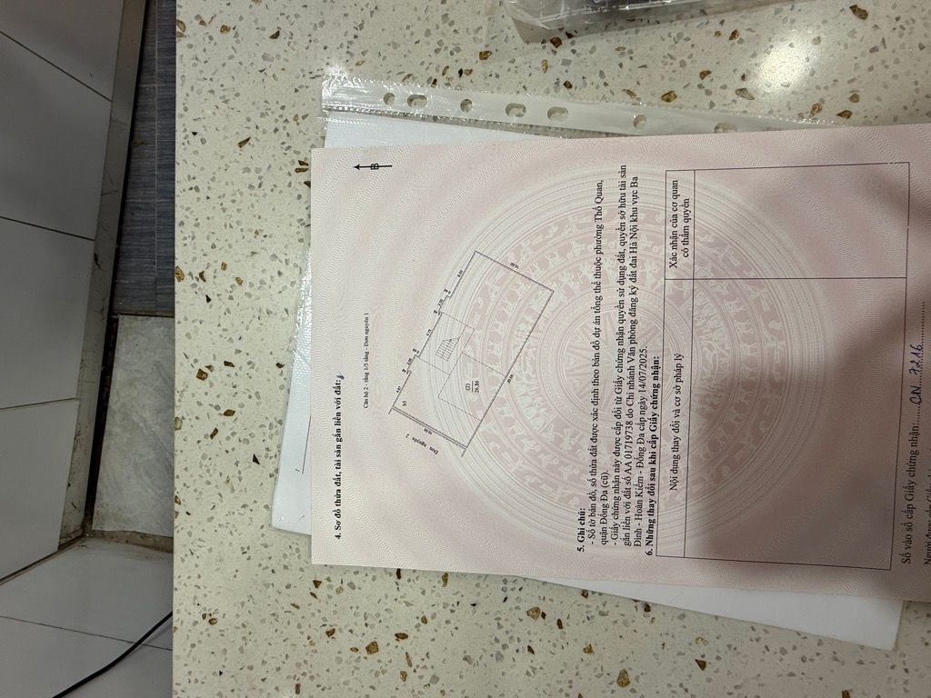 Bán nhà Thổ Quan - diện tích 26,9m2 1 tầng - Nhà đẹp hiếm có - giá 4,5 tỷ