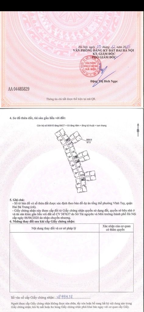 Bán nhà Minh Khai - diện tích 97,5m2 9 tầng - view nội khu - giá 12,1 tỷ