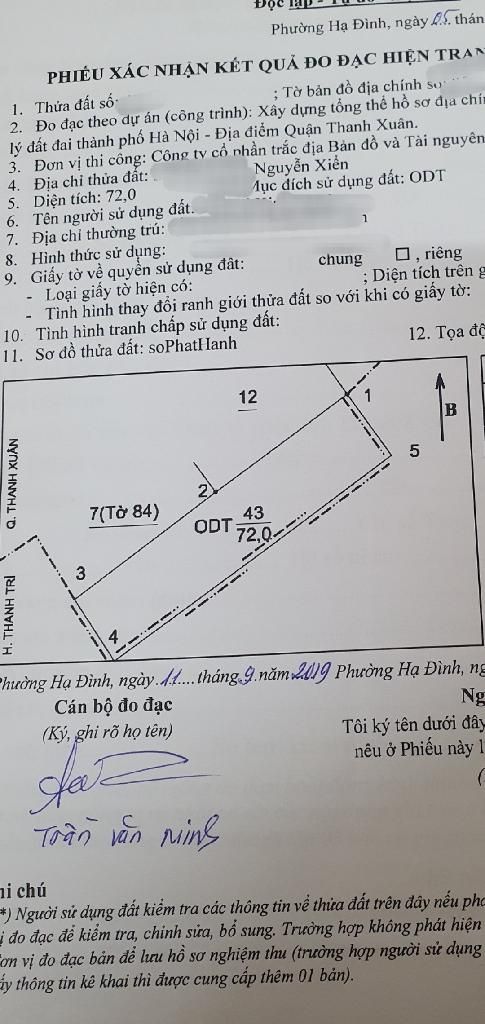 Bán nhà Nguyễn Xiển - diện tích 42m2 3 tầng - Ô tô vào tránh nhau - giá 5,3 tỷ