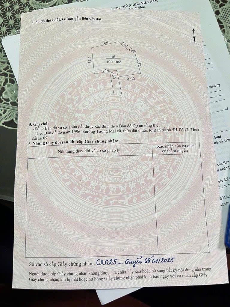 Bán nhà Nguyễn Đức Cảnh - diện tích 100m2 1 tầng - ô tô vào trong nhà - giá 21 tỷ