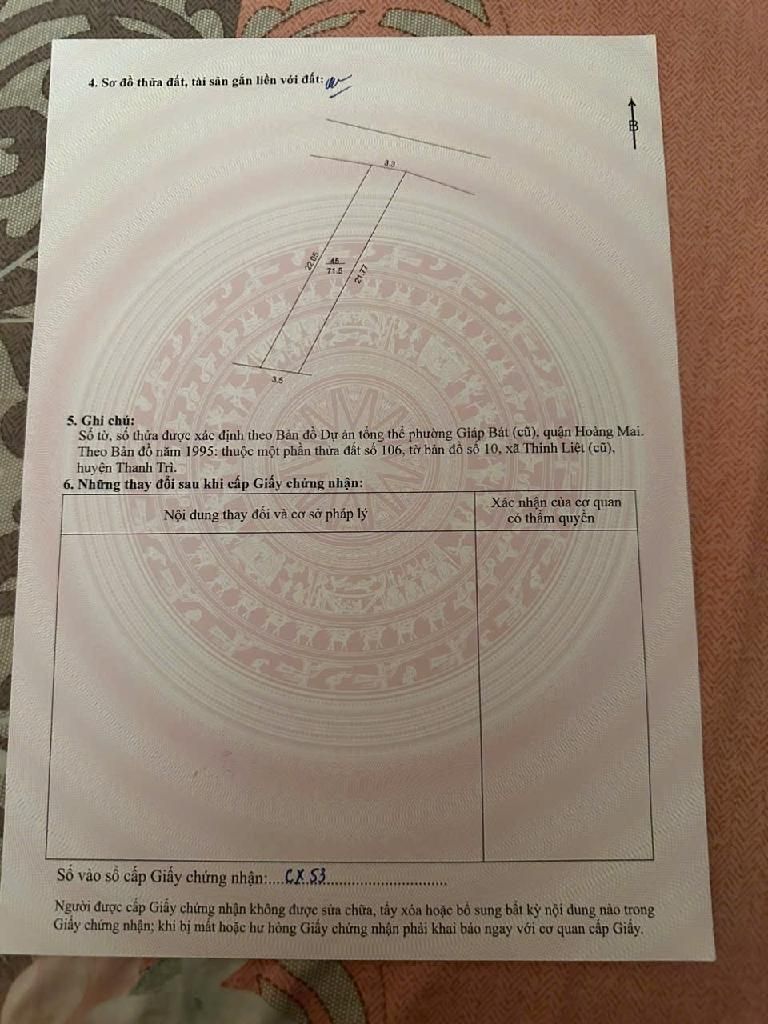 Bán nhà Trương Định - diện tích 71.5m2 4 tầng - Ngõ thông ô tô qua - giá 18,5 tỷ