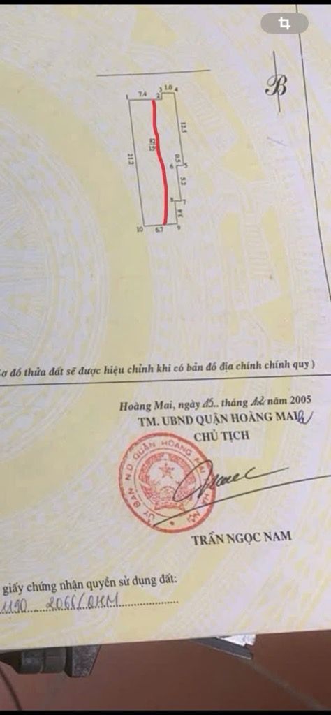 Bán nhà Tam Trinh - diện tích 109m2 6 tầng - Ngõ thông, kinh doanh sầm uất - giá 18,5 tỷ