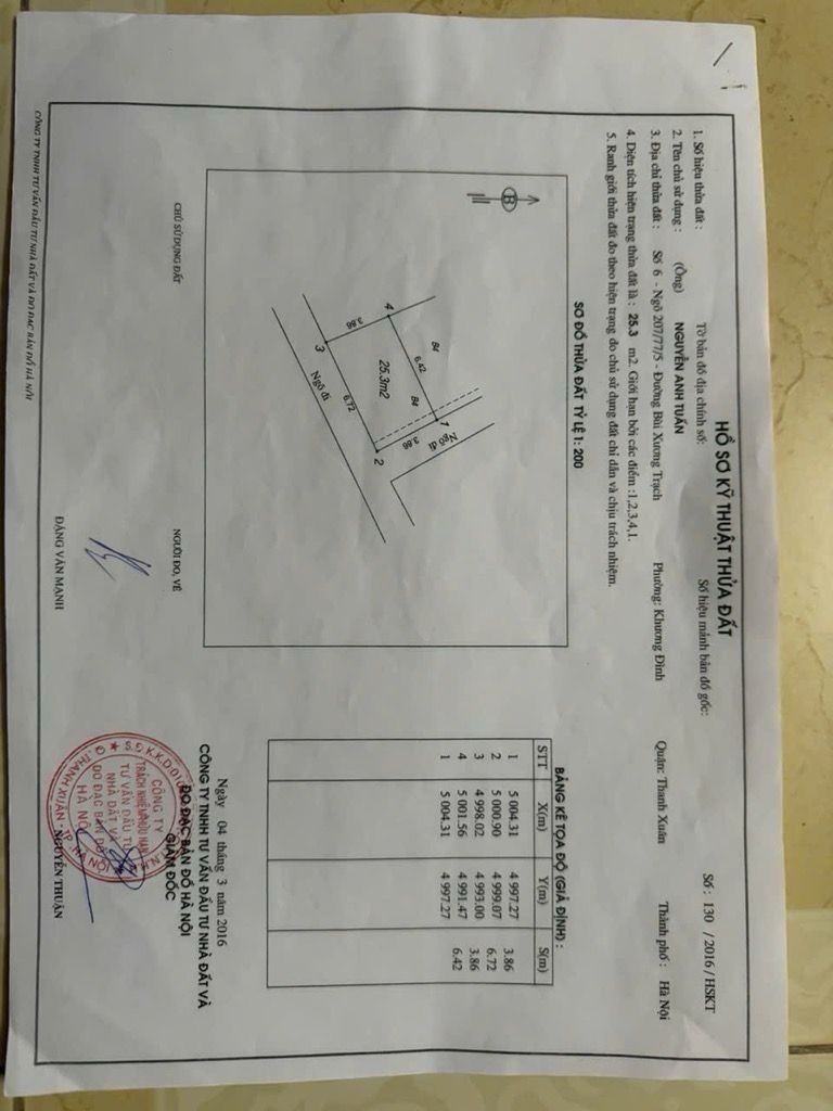 Bán nhà Bùi Xương Trạch - diện tích 26m2 4 tầng - Lô góc thoáng sáng - giá 3,8 tỷ