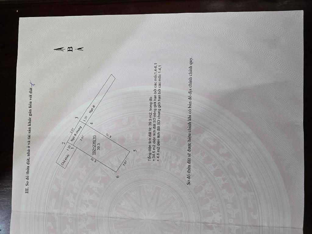 Bán nhà Nguyễn Khoái - diện tích 39,3m2 4 tầng - gần phố - giá 8,5 tỷ