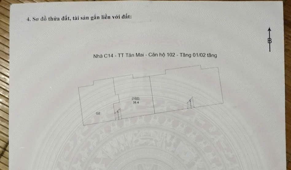 Bán nhà Tân Mai - diện tích 38.4m2 1 tầng - NGÕ 3 GÁC ĐỖ CỬA - giá 5,8 tỷ