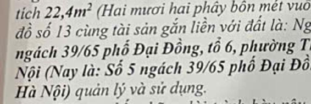 Bán nhà Phố Đại Đồng - diện tích 22,4m2 4 tầng - Ô tô đỗ sát nhà - giá 3,8 tỷ